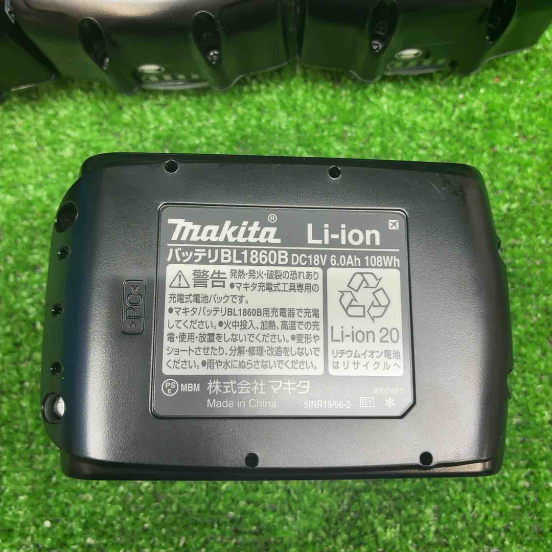 【10個セット】マキタ(makita) リチウムイオンバッテリー 18V/6.0Ah BL1860B【藤沢店】