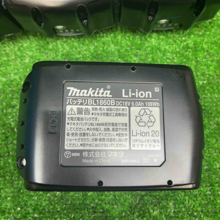 【10個セット】マキタ(makita) リチウムイオンバッテリー 18V/6.0Ah BL1860B【藤沢店】