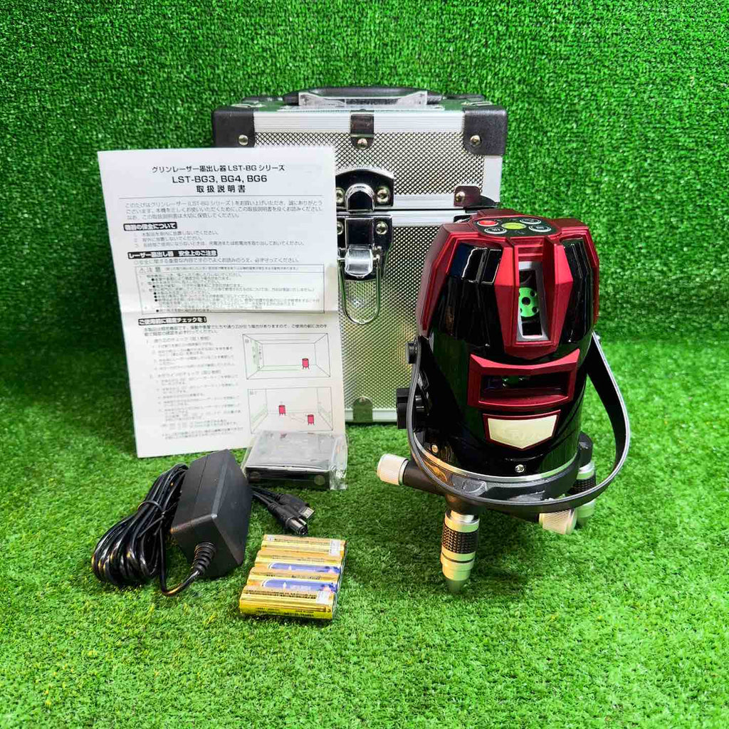 LTC BG3 グリーンレーザー墨出し器 バッテリx1/充電アダプタ 現状品 【ハンズクラフト宜野湾店】 LTC BG3 グリーンレーザー墨出し器 バッテリx1/充電アダプタ 現状品