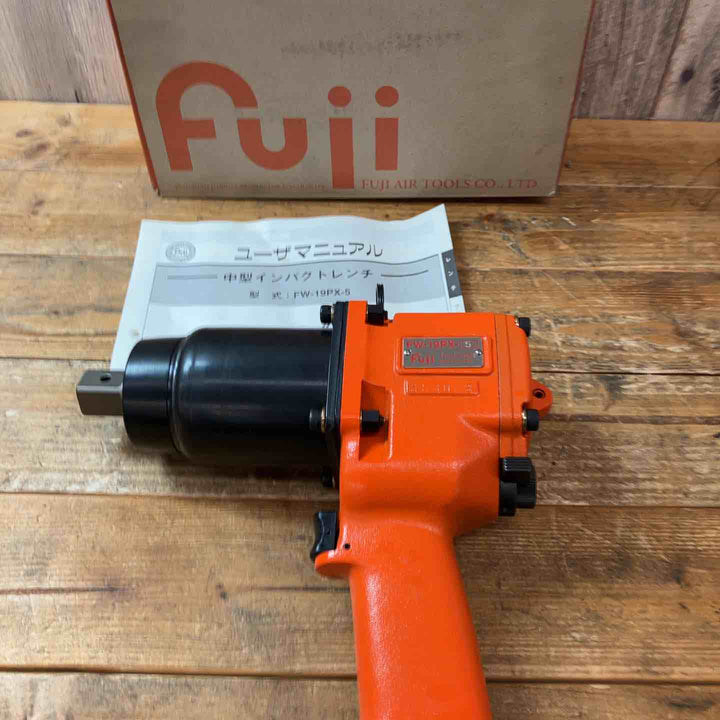【未使用品(店頭展示品)】 不二空機(FUJI) 中型インパクトレンチ FW-19PX-5 エア工具 エアインパクトレンチ 【東大和店】