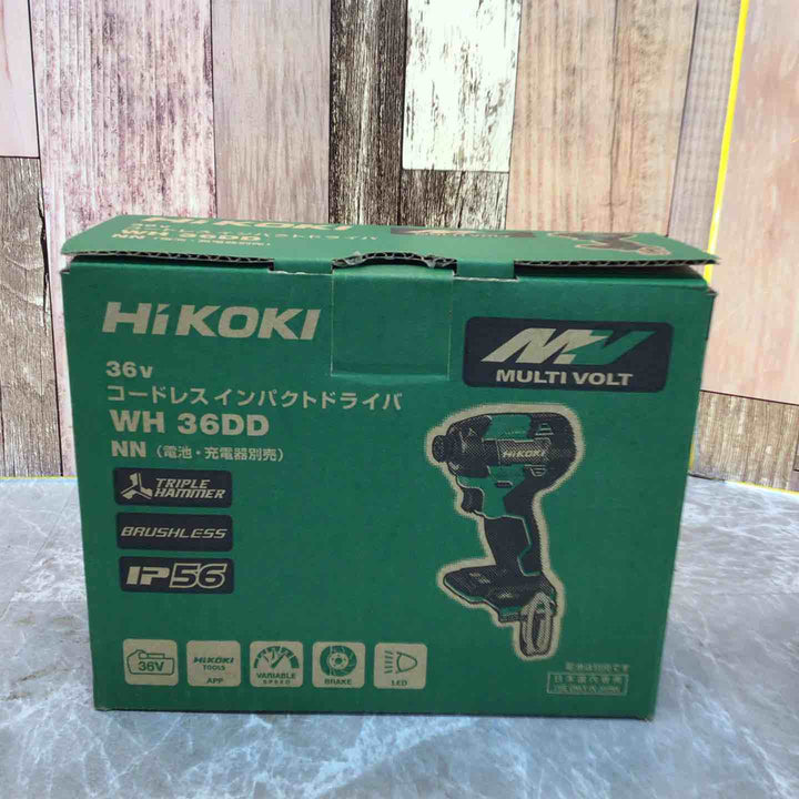 ★ハイコーキ(HIKOKI ※旧:日立工機) コードレスインパクトドライバ WH36DD(NNR)【八潮店】