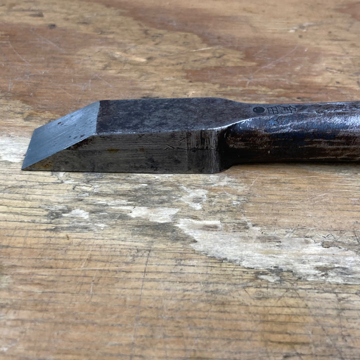 角田 ○正 鑿 柄無し 刃幅:約18.11mm【柏店】