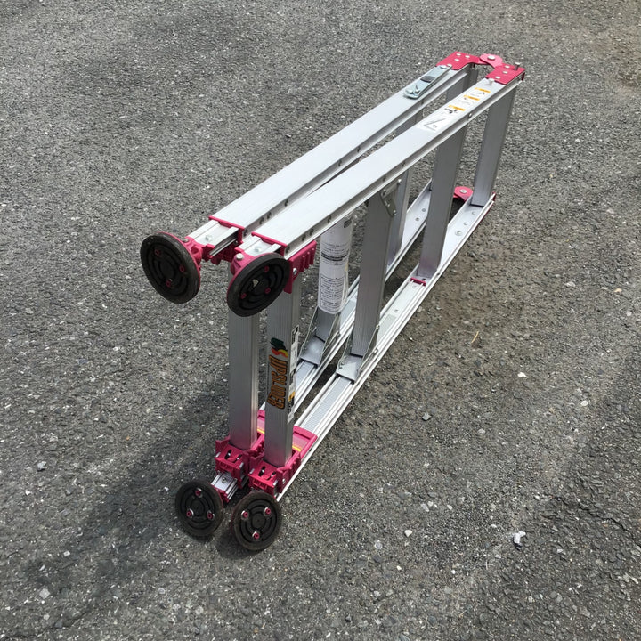【現状品 / 店頭受取り限定】ハセガワ/Hasegawa ４尺アジャスタ付きはしご兼脚立 KX-12 【鴻巣店】