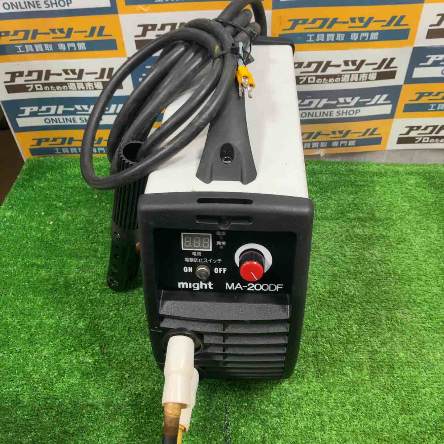 マイト工業 might 直流アーク溶接機 MA-180DW　溶接 接合 鉄工 200V マイト工業 マイト 直流アーク溶接機 MA-180DF 1台 114-1559（直送品
