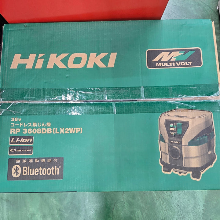 【特別特価！未使用品】ハイコーキ(HIKOKI ※旧:日立工機) コードレス集じん機 RP3608DB(L)(2WP)【桶川店】