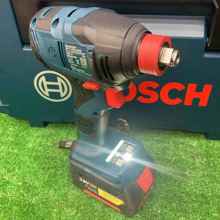 ◇Bosch Professional(ボッシュ)18V コードレスインパクトドライバー (5.0Ahバッテリーx2個･充電器･ベルトフック・キャリングケース付) GDX18V-210C【川越店】