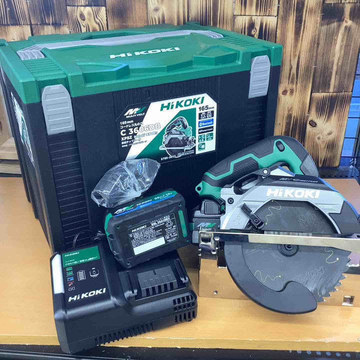 ★ハイコーキ(HIKOKI ※旧:日立工機) コードレスマルノコ C3606DB(2XPSZ)【越谷店】