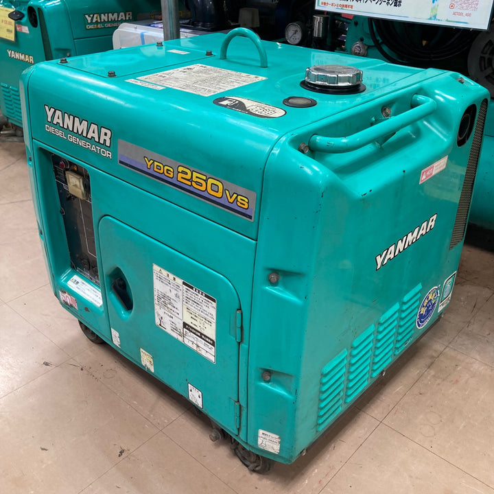 【店頭受取り限定】〇ヤンマー(YANMAR) ディーゼル発電機 YDG250VS-5E 超低騒音タイプ【草加店】