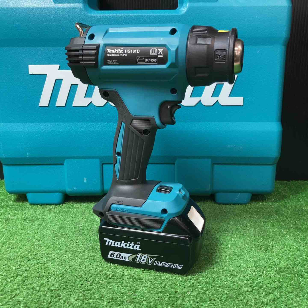 【美品】★マキタ(makita) コードレスヒートガン HG181DZK　18V6.0Ahバッテリー1個付き☆【岩槻店】