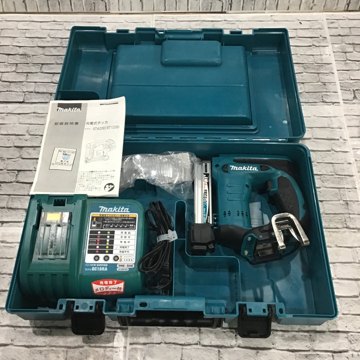 ☆マキタ(makita) 14.4V 4mm J線 コードレスタッカ ST420DRF【川口店】
