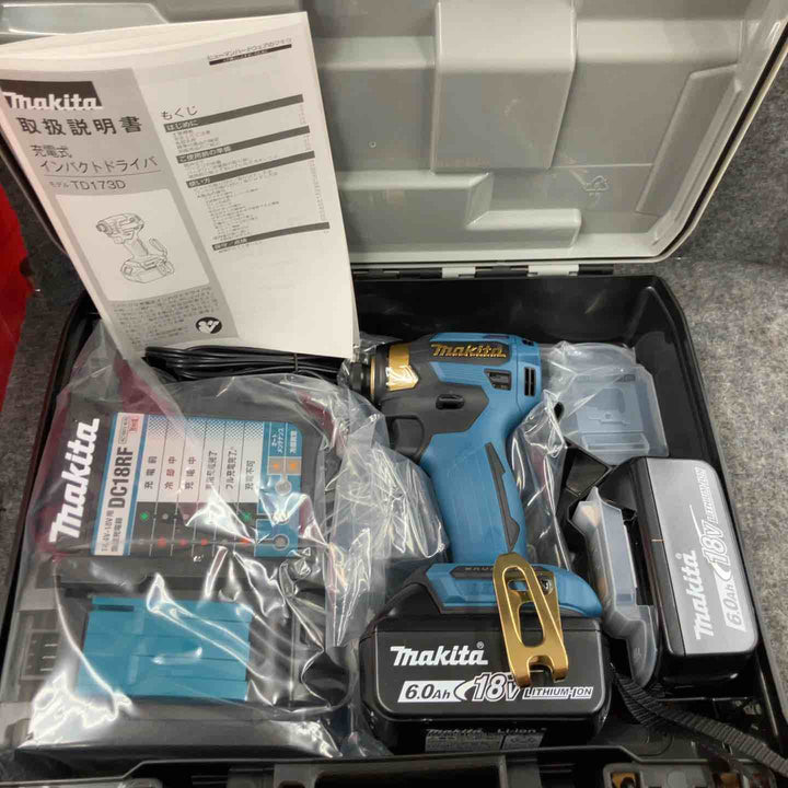 ＜特価＞マキタ(makita) コードレスインパクトドライバー TD173DGXPB LXT20周年記念限定カラー  プレミアムブルー【鴻巣店】