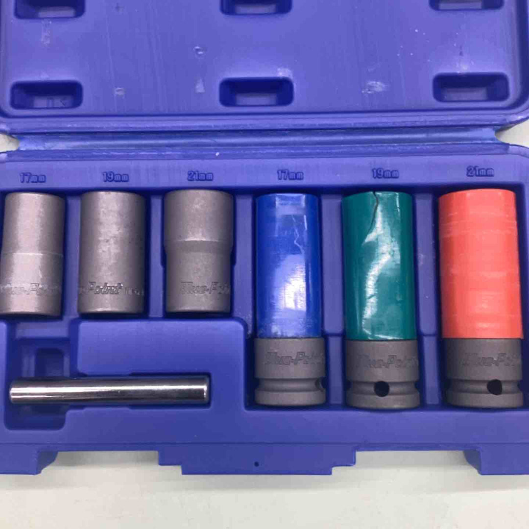 ブルーポイントホイールソケットセットITC7316A-KIT　1個カバー部分割れあり【越谷店】