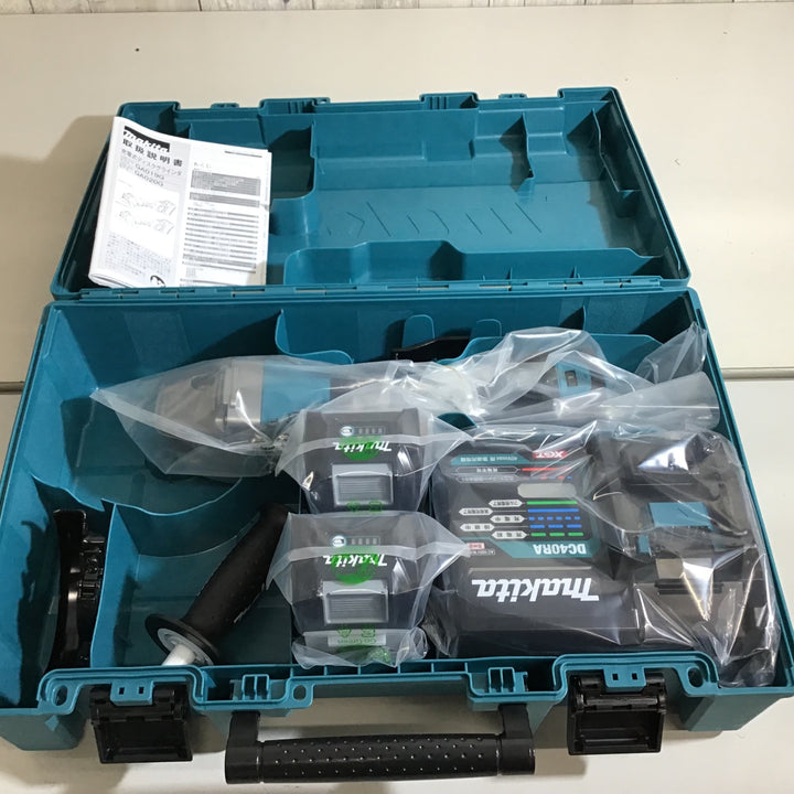 【未使用品】★マキタ makita 100mm 40V コードレスディスクグラインダ GA019GRMX【戸田店】