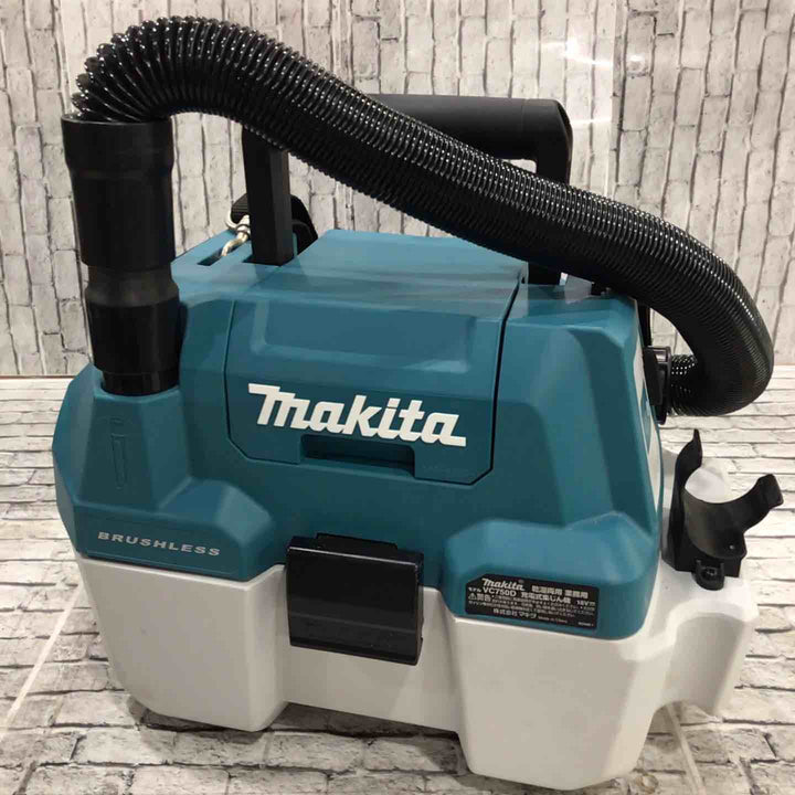 ★マキタ(makita) コードレス集じん機 乾湿両用 VC750DZ【川口店】