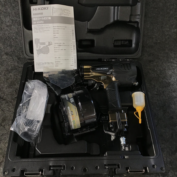 ★ハイコーキ(HIKOKI ※旧:日立工機) 高圧エア釘打ち機 NV65HR2(S)【町田店】
