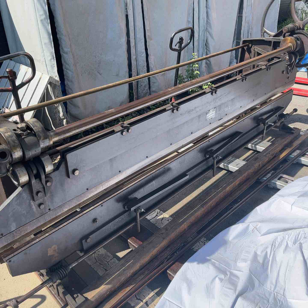 【店頭受取り限定】高田製作所 手動折曲機 型式不明 3000mm 板金【岩槻店】