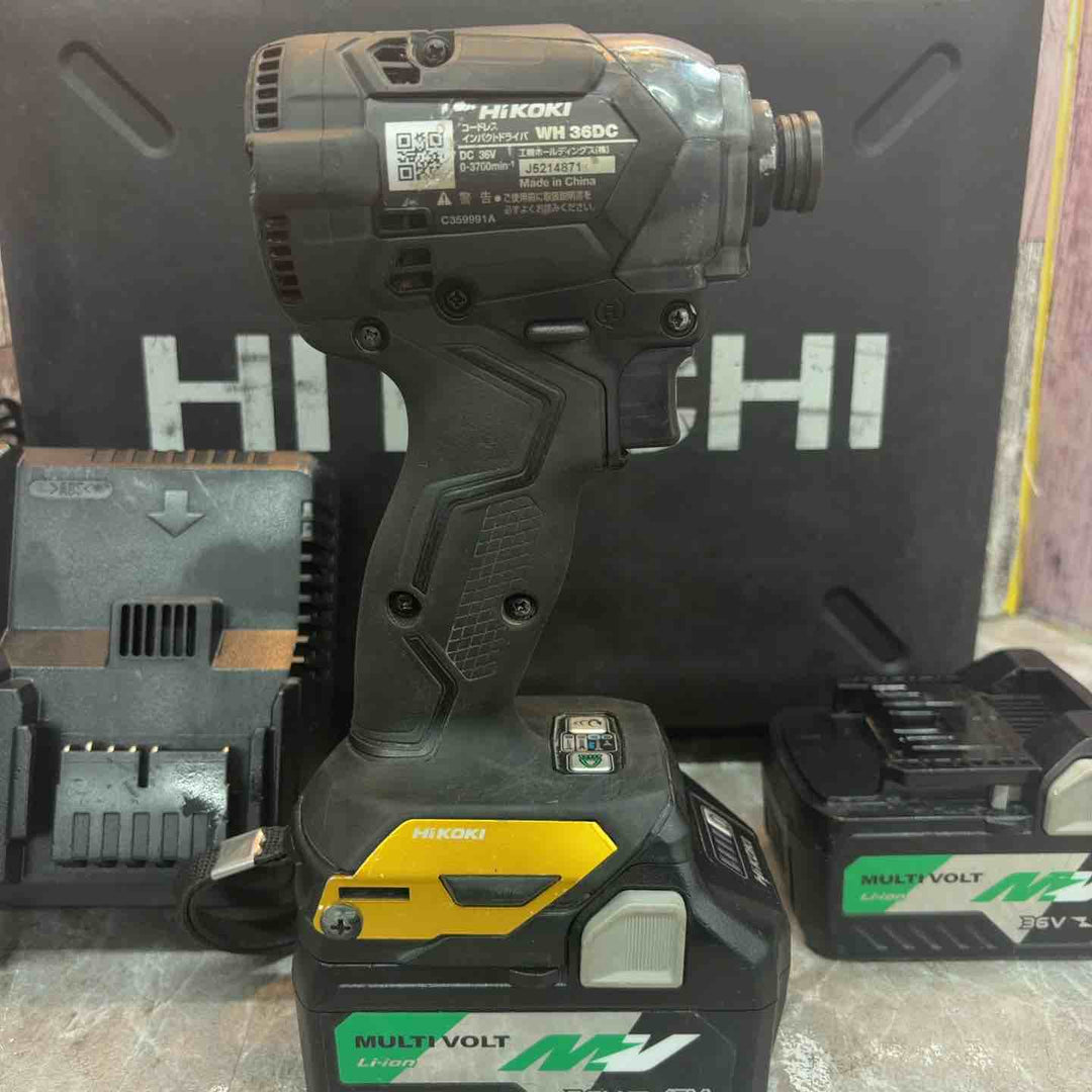 ◇ハイコーキ(HIKOKI ※旧:日立工機) コードレスインパクトドライバー WH36DC(2XPS)(BG)【八潮店】
