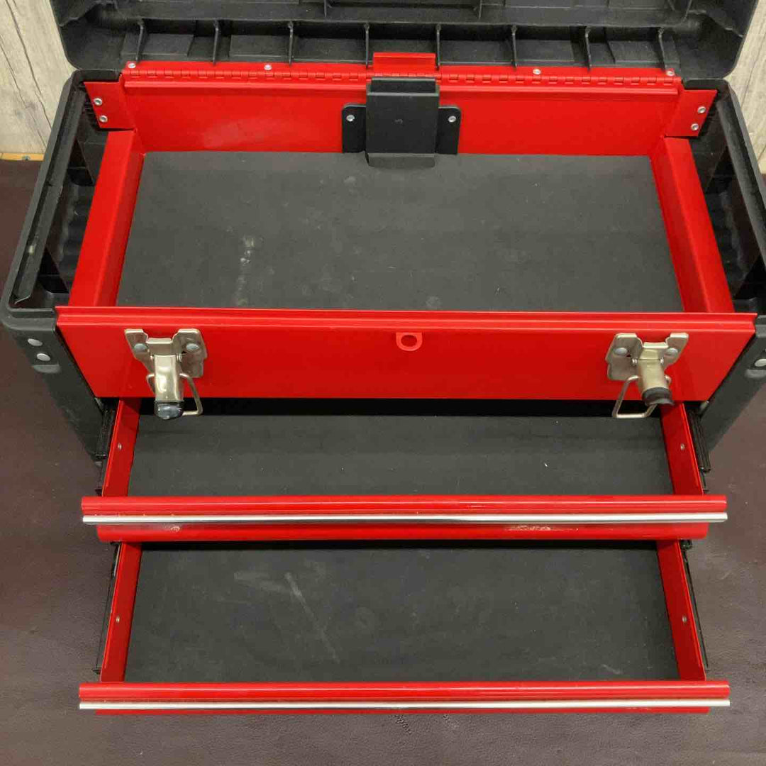 【中古品】 SK11(藤原産業) ツールボックス STC-502R 2段引き出し 工具箱 鍵付き 【東大和店】