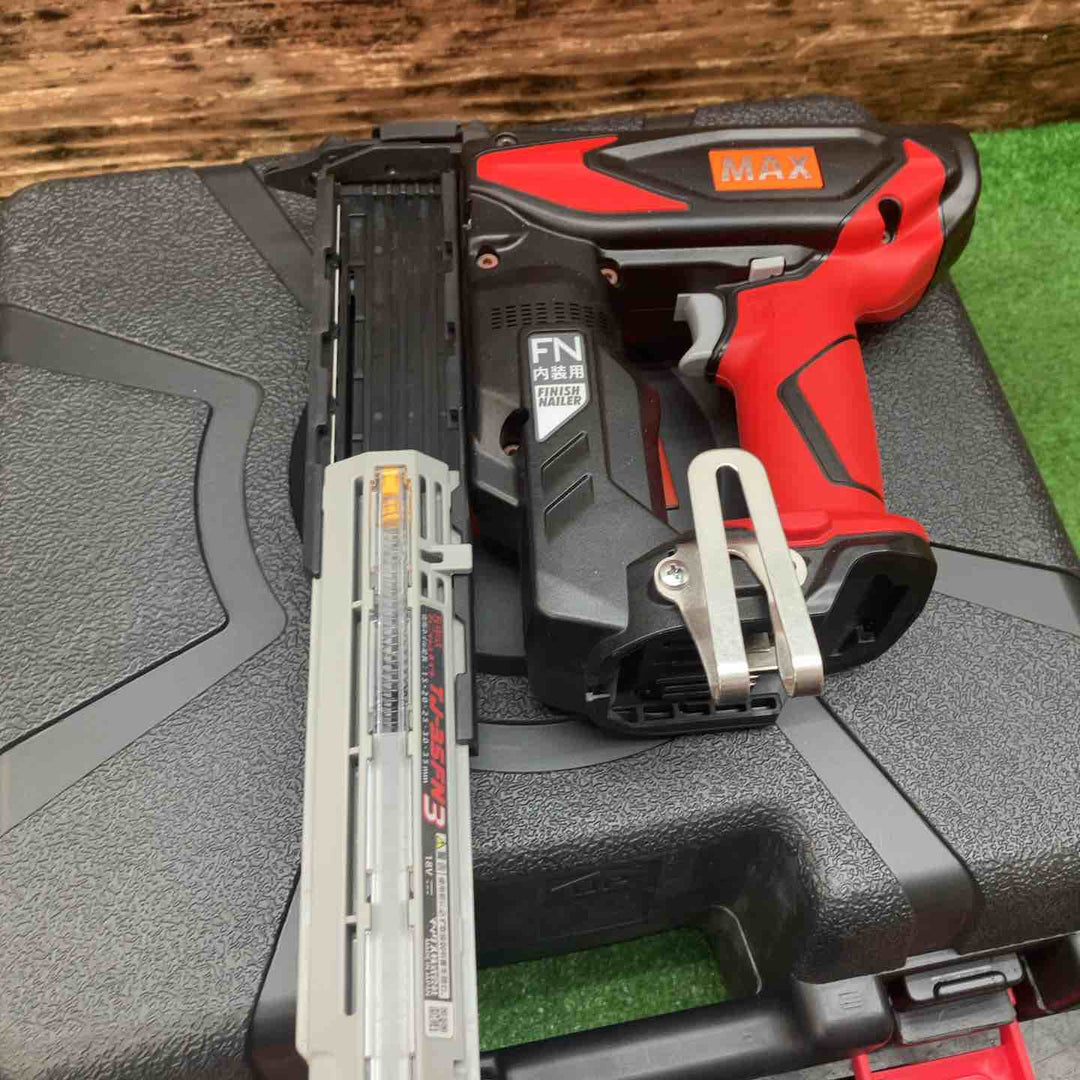 【未使用品】マックス(MAX) コードレスフィニッシュネイラ TJ-35FN3-BC/1850A 使用フィニッシュネイル	15・20・25・30・35(mm)【川越店】
