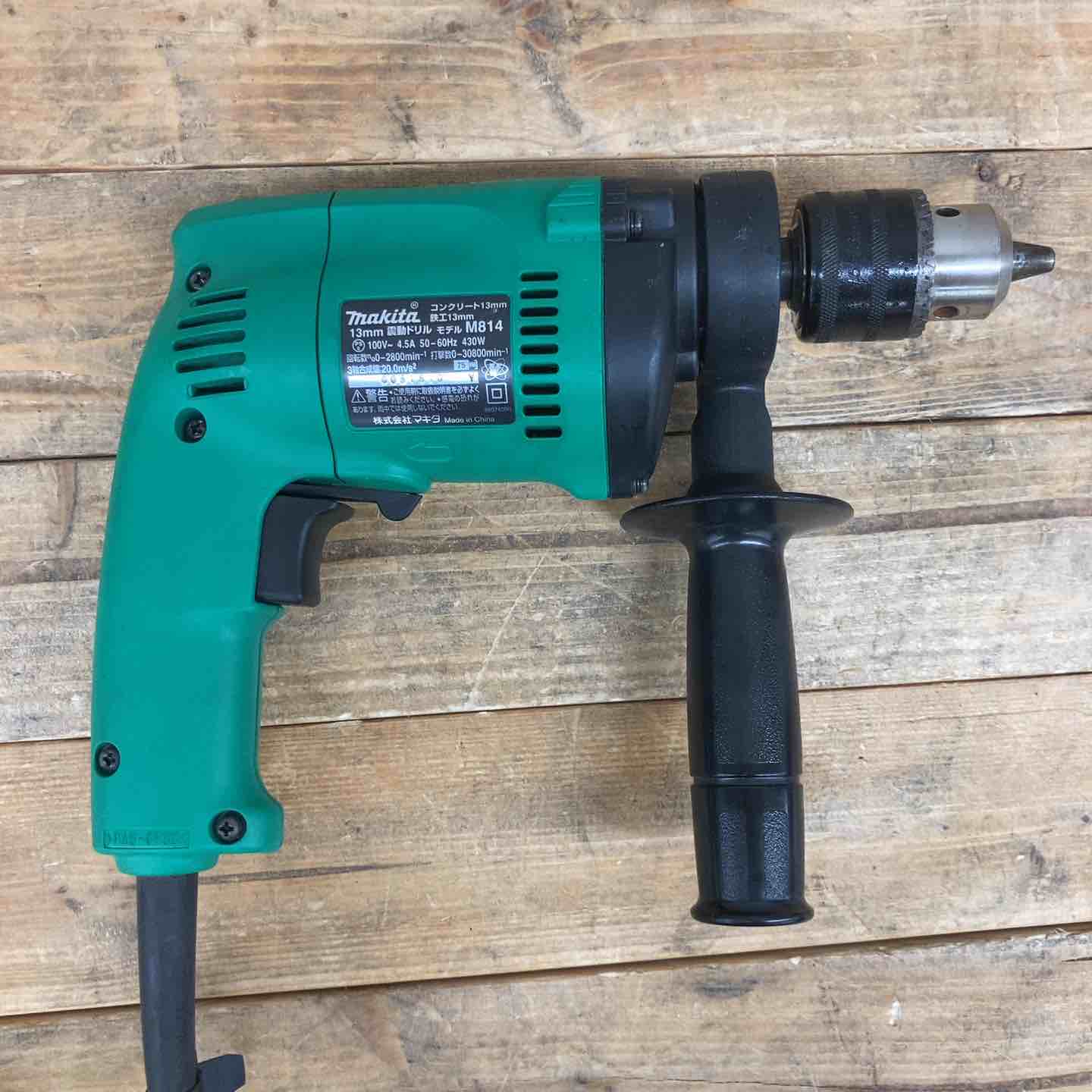 Makita 13mm 電動ドリル　M814 Amazon.co.jp: マキタ(Makita) 震動ドリル コンクリ13mm 鉄工13mm 木工