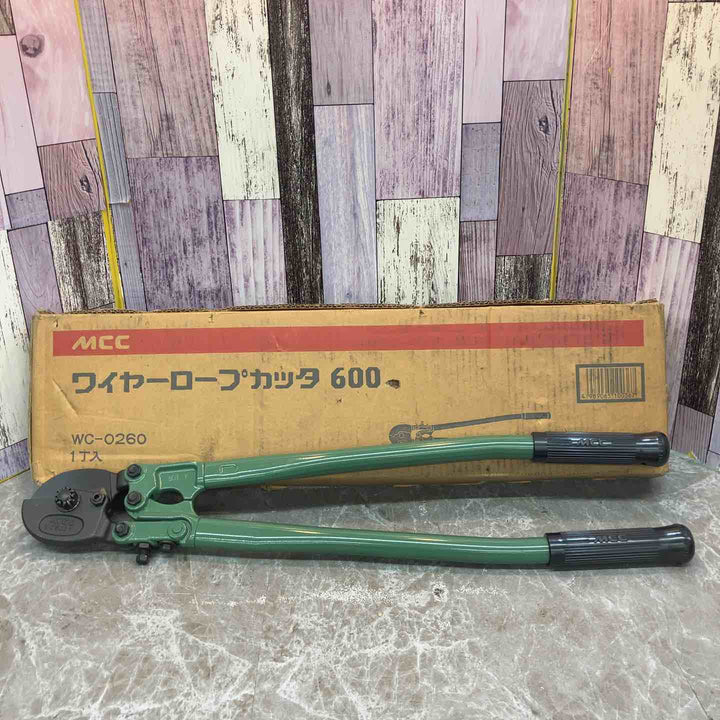◇MCC ワイヤロープカッタ 600 WC-0260 600ｍｍ【八潮店】