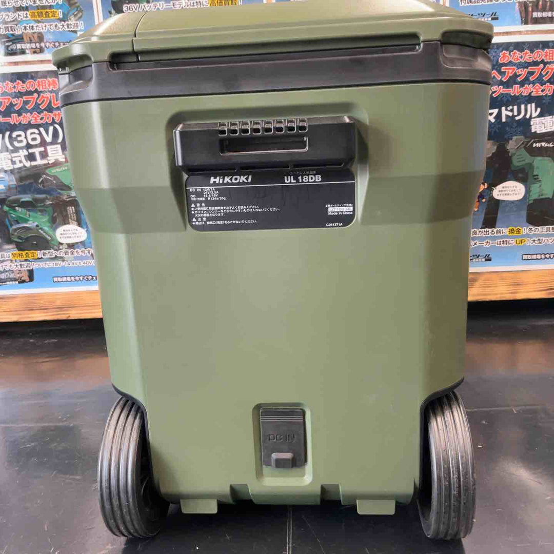 【美品】 ハイコーキ(HIKOKI ※旧:日立工機) コードレス冷温庫 UL18DB(NMG) 【藤沢店】