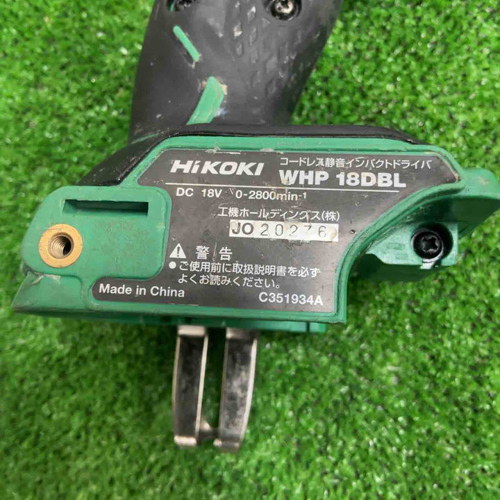 ☆ハイコーキ(HIKOKI ※旧:日立工機) コードレスソフトインパクトドライバー WHP18DBL(NN)【草加店】