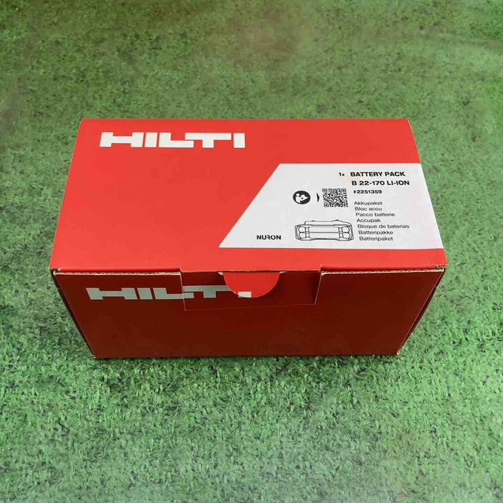 ヒルティ(Hilti) リチウムイオンバッテリー B22-170 Nuron ニューロン 22V/8.0Ah【町田店】