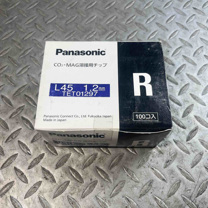 Panasonic パナソニック CO2・MAG溶接用チップ L45 1.2mm TET01297 R 100個入り【草加店】