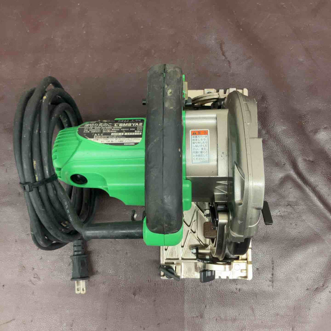 【中古品】 ハイコーキ(HIKOKI ※旧:日立工機) 深切り丸のこ C6MBYA2 アグレッシブグリーン 【東大和店】