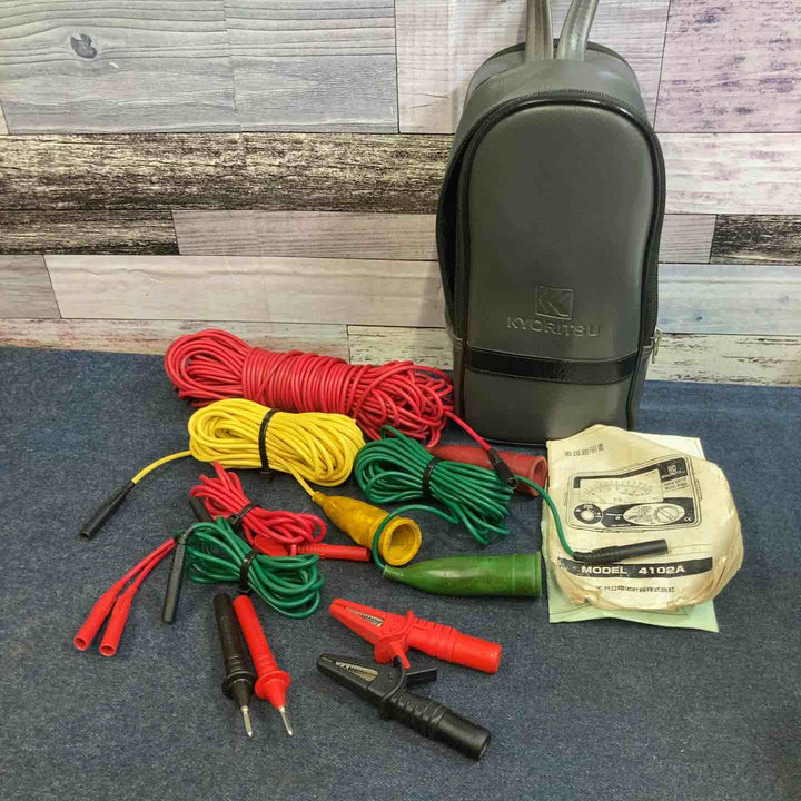 【現状品】共立電気計器 接地抵抗計 4102A 動作未確認【八潮店】