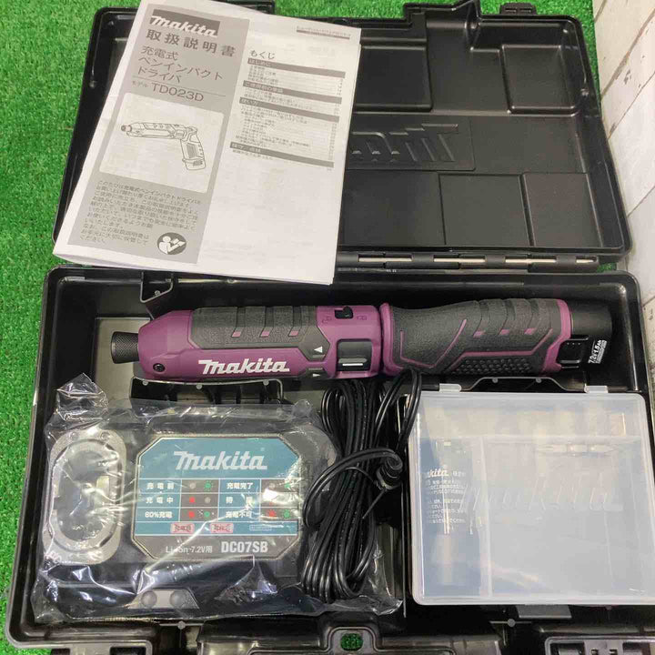 ★マキタ(makita) 7.2V コードレスペンインパクトドライバ TD023DHXAP【町田店】