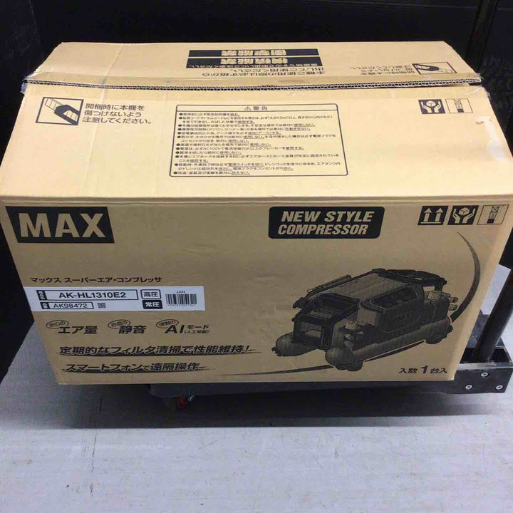 ★マックス(MAX) 高圧常圧兼用エアコンプレッサー AK-HL1310E2_レッド【戸田店】