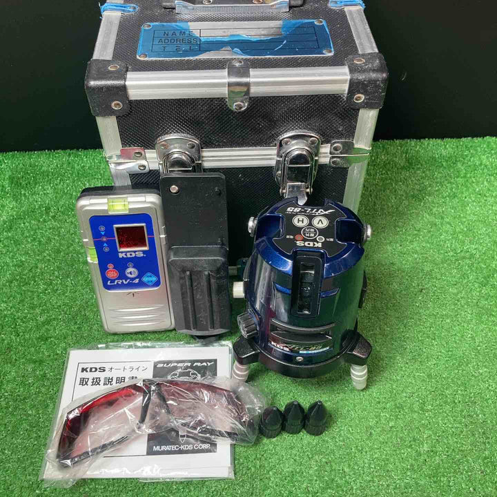 ムラテック/KDS フルラインレーザー墨出し器 ATL-85 レッドライン 受光器付き【岩槻店】