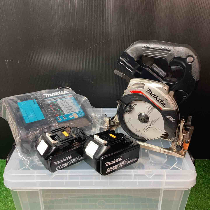 【中古品】★マキタ(makita) コードレス丸のこ HS474DRGXB ◇バッテリー充電数 2回・4回♪【岩槻店】