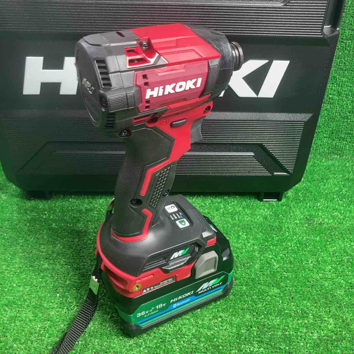 ハイコーキ(HIKOKI ※旧:日立工機) コードレスインパクトドライバ スコーピオンレッド WH36DD(2XHRSZ)【川崎店】