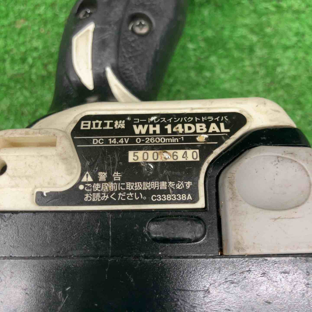【現状品】 ハイコーキ/HIKOKI コードレスインパクトドライバー WH14DBAL(2LSCK)(W) 【桶川店】