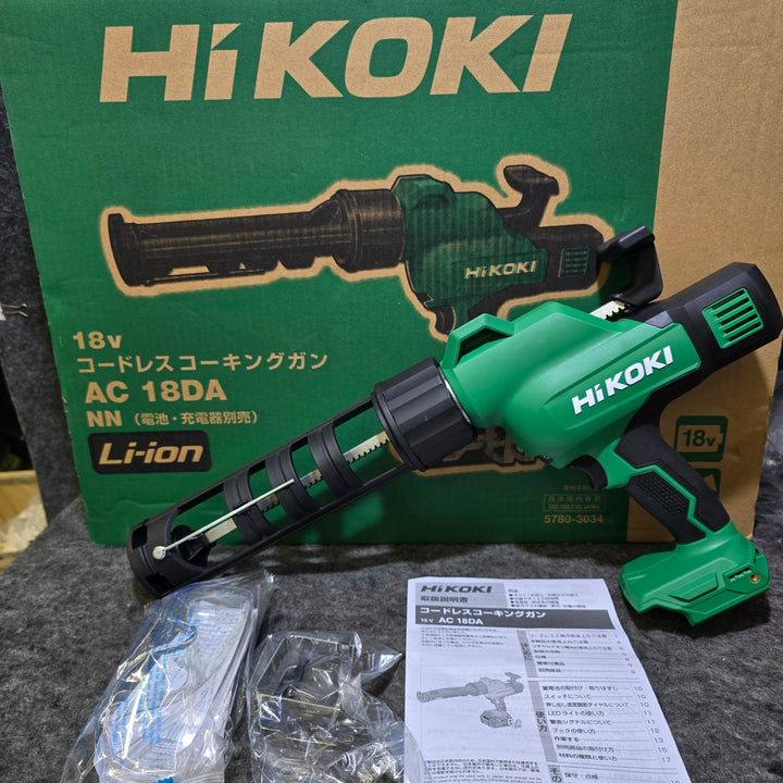 【未使用品】ハイコーキ(HIKOKI ※旧:日立工機)  コードレスコーキングガン AC18DA(NN)【桶川店】