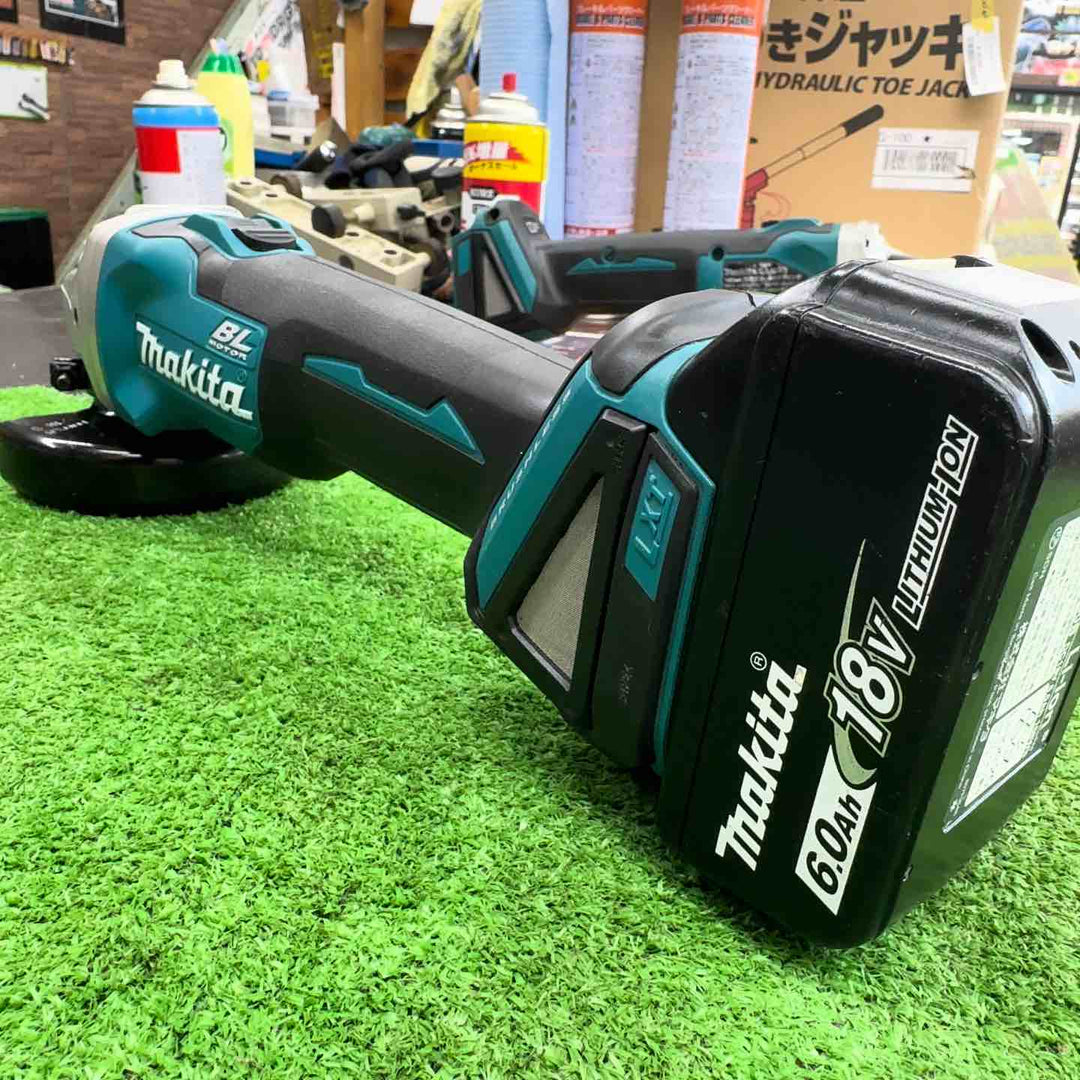 【中古】 マキタ makita 18V 100mm コードレスディスクグラインダ GA404DZ 本体 + バッテリ  BL1860B 切削 研磨 【桶川店】