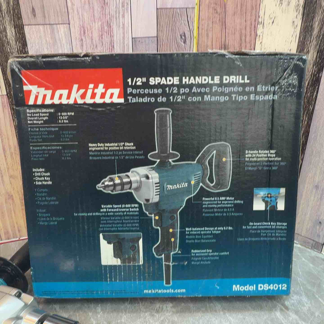 ▼Makita マキタ DS4012 Spade Handle Drill, 1/2-Inch 【八潮店】