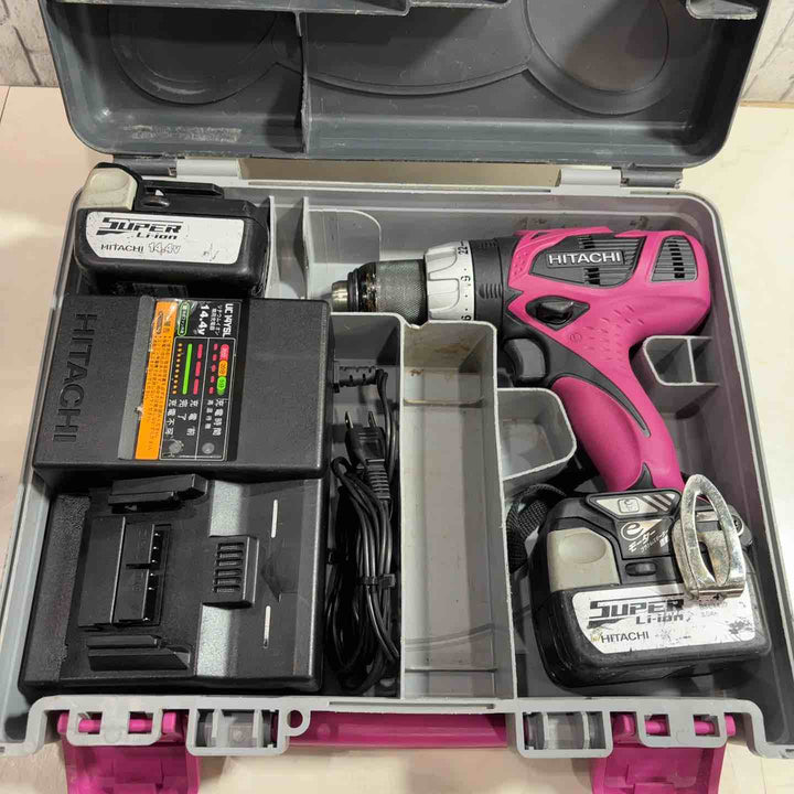 ★ハイコーキ(HIKOKI ※旧:日立工機) 14.4V コードレスドリルドライバー DS14DBL(2LSCK)(R)【川口店】