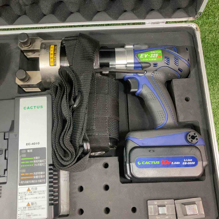 ★カクタス コードレス電動油圧式圧着工具 EV-325DL【川崎店】