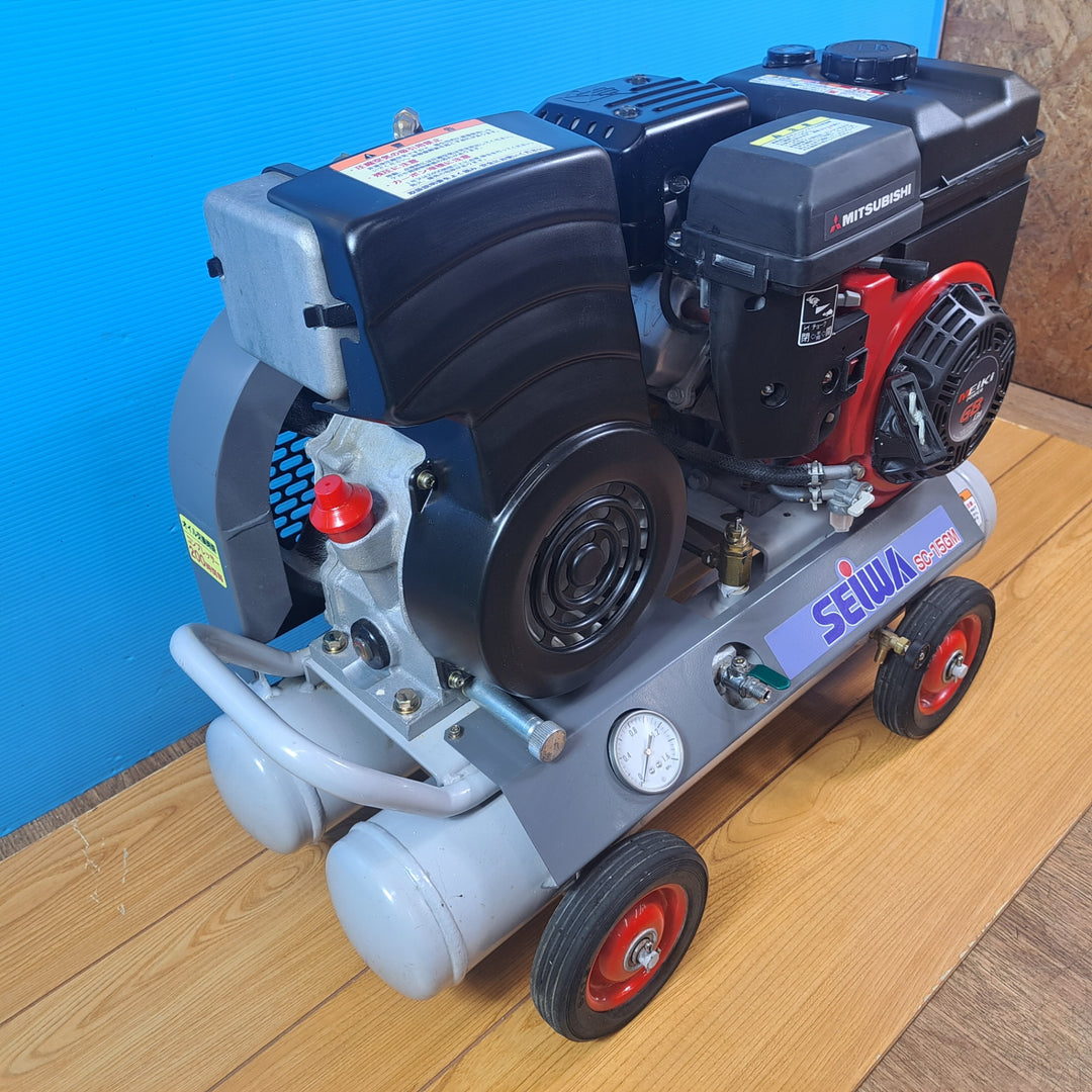 【店頭受取り限定】◇セイワ(seiwa) エンジンコンプレッサー SC-15GM【岩槻店】