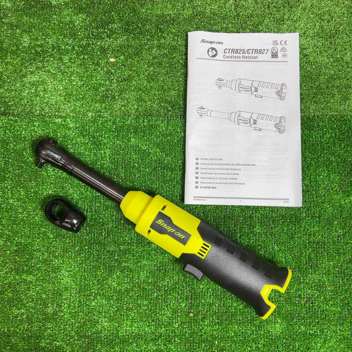 スナップオン/Snap-on 14.4V 1/4sq コードレスロングネックラチェット CTR827HVDB イエロー 本体のみ【桶川店】