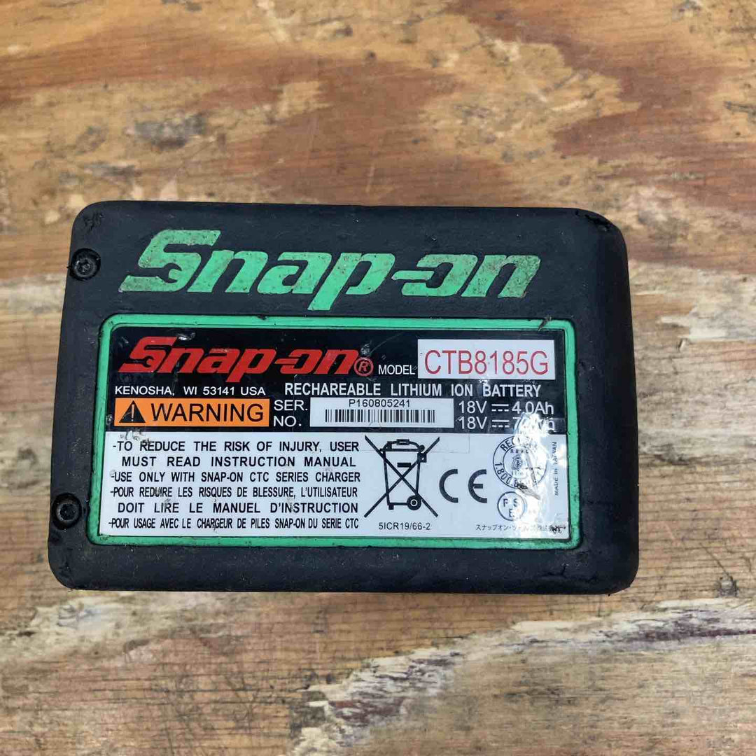 【中古品】◇Snap-on 18V 1/2 コードレスインパクトレンチ CTJ8850 バッテリー 充電器付き【柏店】