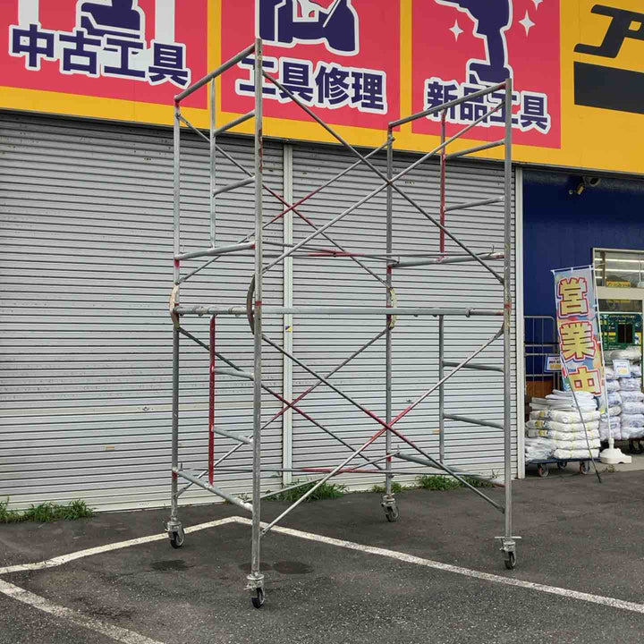 【店頭受取り限定】◇メーカー不明　組み立て式 ローリングタワー 2段 型式不明【八潮店】