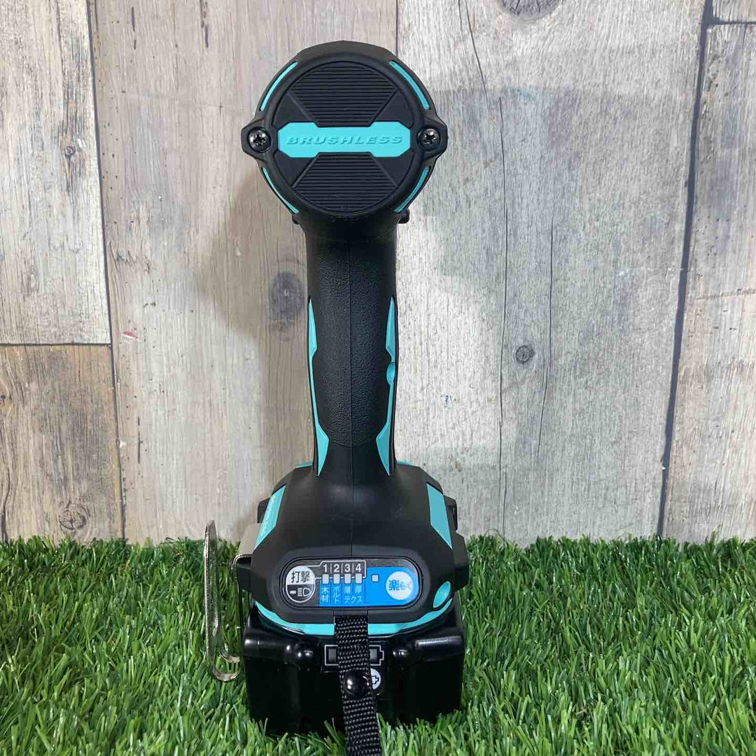 ★マキタ(makita) 18Vコードレスインパクトドライバ TD173DGXTB ターコイズブルー ケース汚れ有【戸田店】