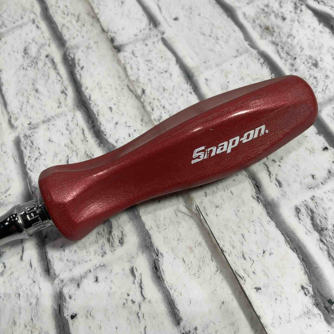 スナップオン(Snap-on) 1/4フレックスラチェットハンドル(赤) THLFD72 100周年モデル 【川口店】