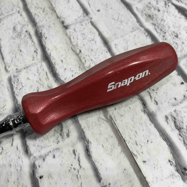 スナップオン(Snap-on) 1/4フレックスラチェットハンドル(赤) THLFD72 100周年モデル 【川口店】
