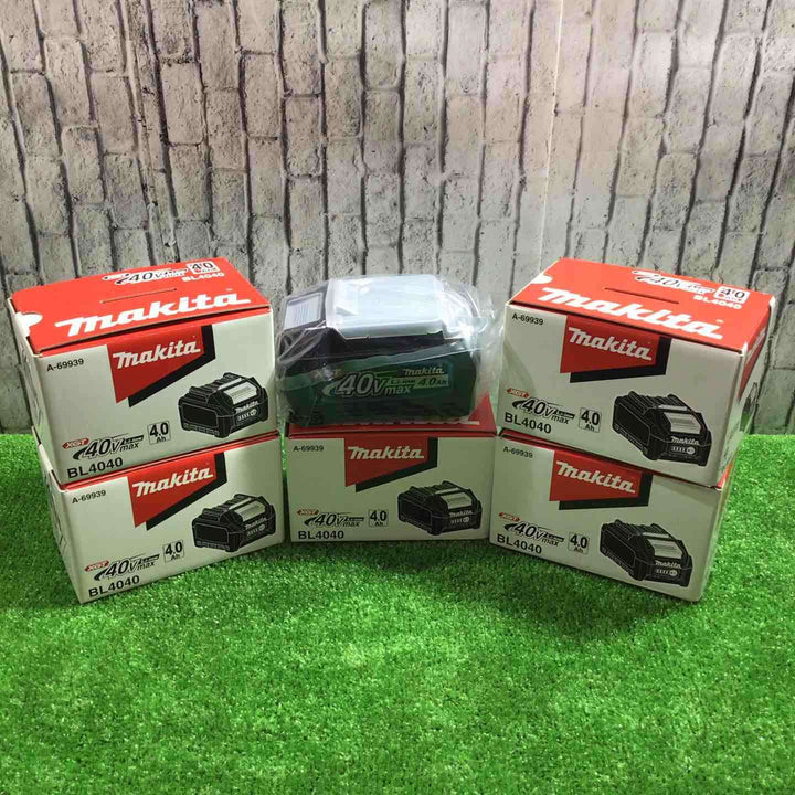 【未使用品】【まとめ売り】②★マキタ(makita) リチウムイオンバッテリー 40Vmax/4.0Ah BL4040　5個セット【川口店】